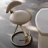 Bar Counter Stool Marilyn Brushed Brass