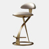 Bar Counter Stool Marilyn Brushed Brass