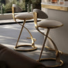 Bar Stool Marilyn Brushed Brass