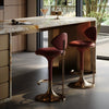 Bar Counter Stool Luna Burnt Rose