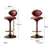 Bar Counter Stool Luna Burnt Rose