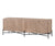 Calla Natural & Black 4 Doors Media Sideboard