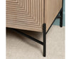 Sideboard Calla Natural & Black 4 Doors