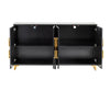 Sideboard Calliope Black 4 Doors