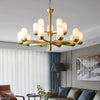 Chandelier Lennox Alabaster 15 Lights