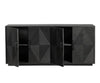 Sideboard Bryce Black 4 Doors