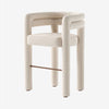 Counter Stool Fallon Boucle White