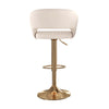 Frederica Leather Swivel Bar Stool