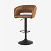 Frederica Leather Swivel Bar Stool