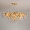 French Droplets Chandelier Oval