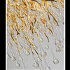 French Droplets Chandelier Oval