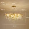 French Droplets Chandelier Oval