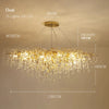French Droplets Chandelier Oval