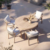Outdoor Round Teak Table Arlo