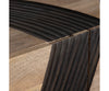Sideboard Lamar Natural & Black 4 Doors