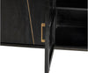 Sideboard Maven Black 4 Doors