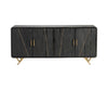 Sideboard Maven Black 4 Doors