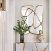 Modern Gold Interlink Wall Mirror
