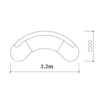 Modular Curved Sofa Embrace