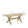Outdoor Teak Table Arlo Rectangular