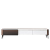 TV Media Unit Walnut Finish
