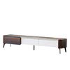 TV Media Unit Walnut Finish