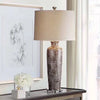 Ainsworth Textured Table Lamp Ceramic Base crackled pattern