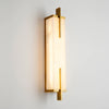 Wall Lamp Hansley Alabaster Brass Finish