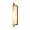 Wall Lamp Hansley Alabaster Brass Finish