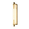 Wall Lamp Hansley Alabaster Brass Finish