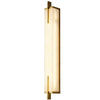 Wall Lamp Hansley Alabaster Brass Finish