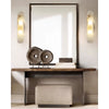 Wall Lamp Solstice Alabaster with Brass Finish