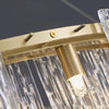 Chandelier Anika Round Textured Glass 80 cm