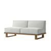 Coast Modular Teak Armless Sofa