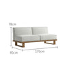 Coast Modular Teak Armless Sofa