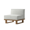 Coast Modular Teak Armless Sofa