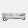 Coast Modular Teak Corner Sofa Grey