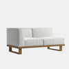 Coast Modular Teak Corner Sofa Grey