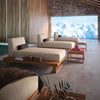 Coast Modular Teak Sun Lounges Grey