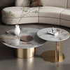 Coffee Table Cooper Set of 2 Brushed Brass