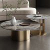 Coffee Table Cooper Set of 2 Brushed Brass