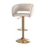 Frederica Leather Swivel Bar Stool