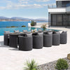 Outdoor Dining Table Santorini Black