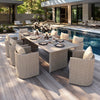 Outdoor Dining Set Santorini Beige