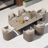 Outdoor Dining Table Santorini Beige