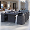 Outdoor Dining Set Santorini Black
